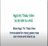 Uỷ Lạo Xe Lăn Cho Ngô Thị Thảo Viên – Tỳ Kheo. Minh Tâm