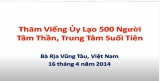 Sư Thích Minh Tâm Thăm Viếng Ủy Lạo 500 Người Tâm Thần Tại Trung Tâm Suối Tiên